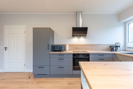 Biikehuus Ost - Moderne Küche die allen Komfort bietet