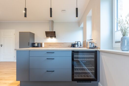 Biikehuus Ost - Moderne Küche die allen Komfort bietet