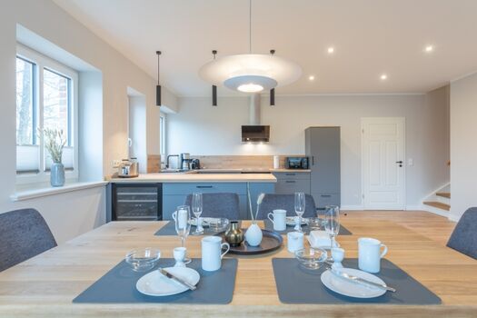 Biikehuus West - Großzügiger Wohn und Essbereich