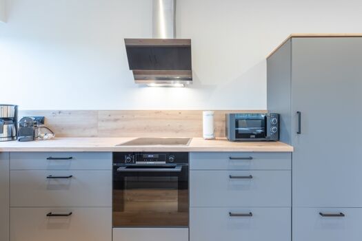 Biikehuus West - Moderne Küche mit hochwertiger Ausstattung