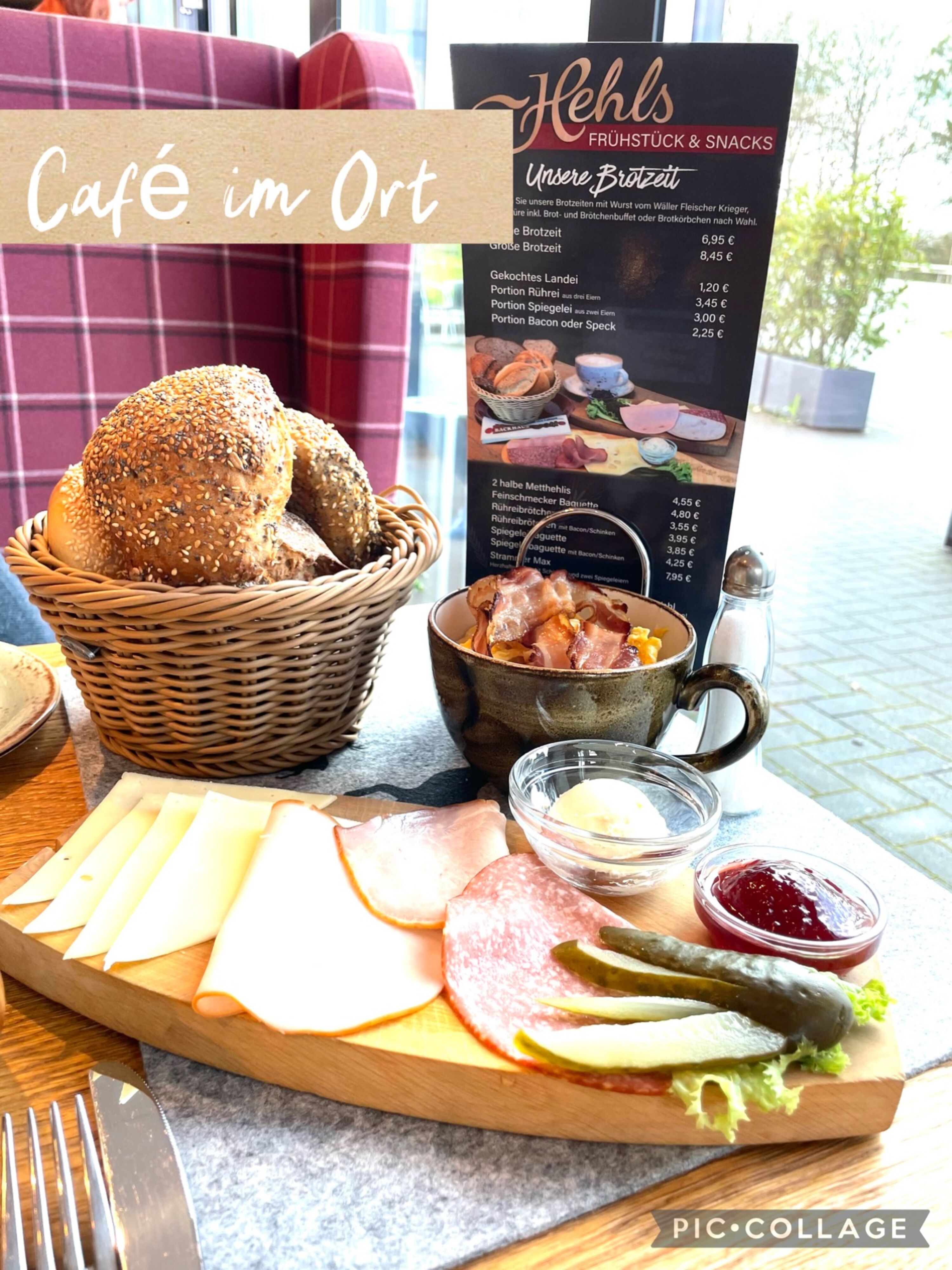 Cafe im Ort, täglich geöffnet