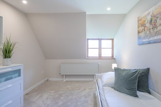 Dörpshus - Zweites Schlafzimmer mit ausziehbarem Kojenbett im OG