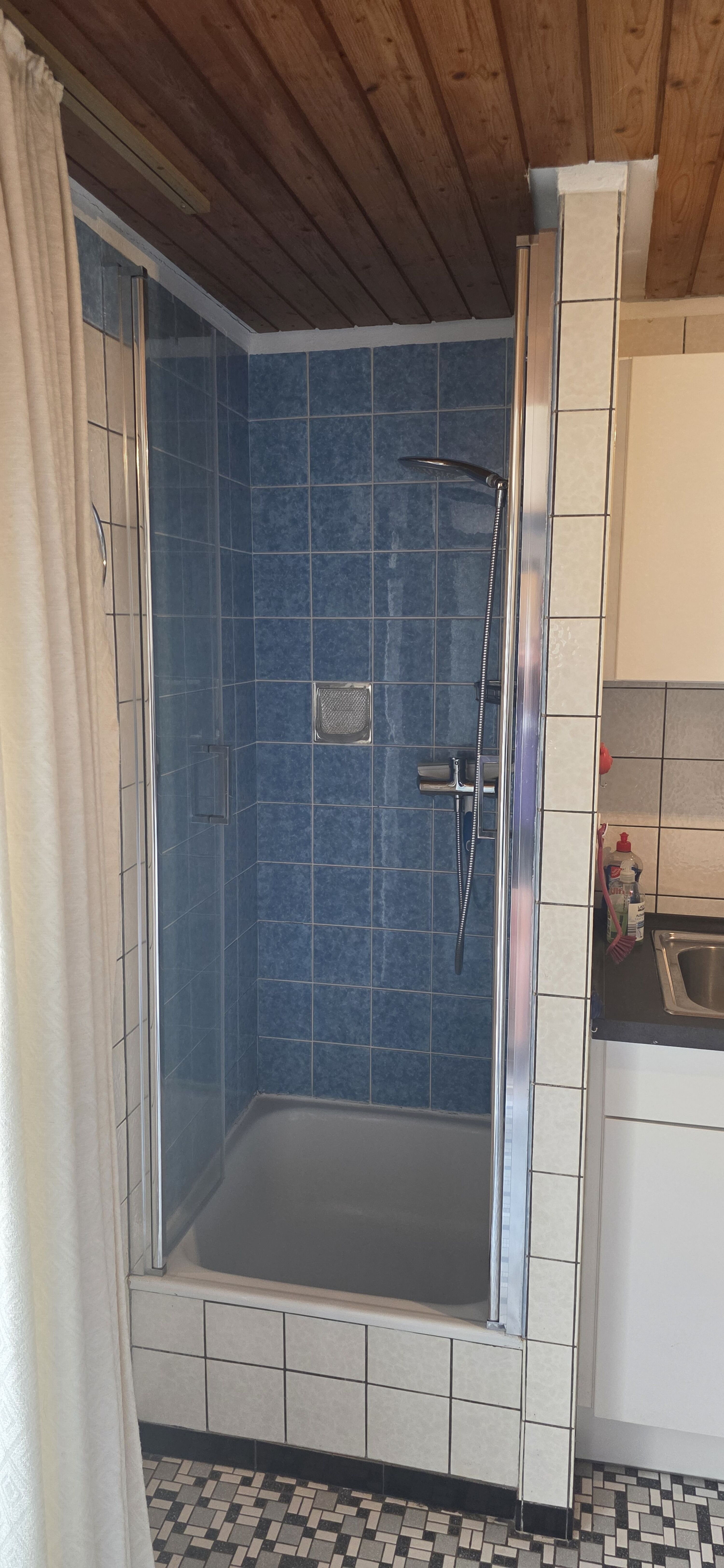 Dusche in der Küche