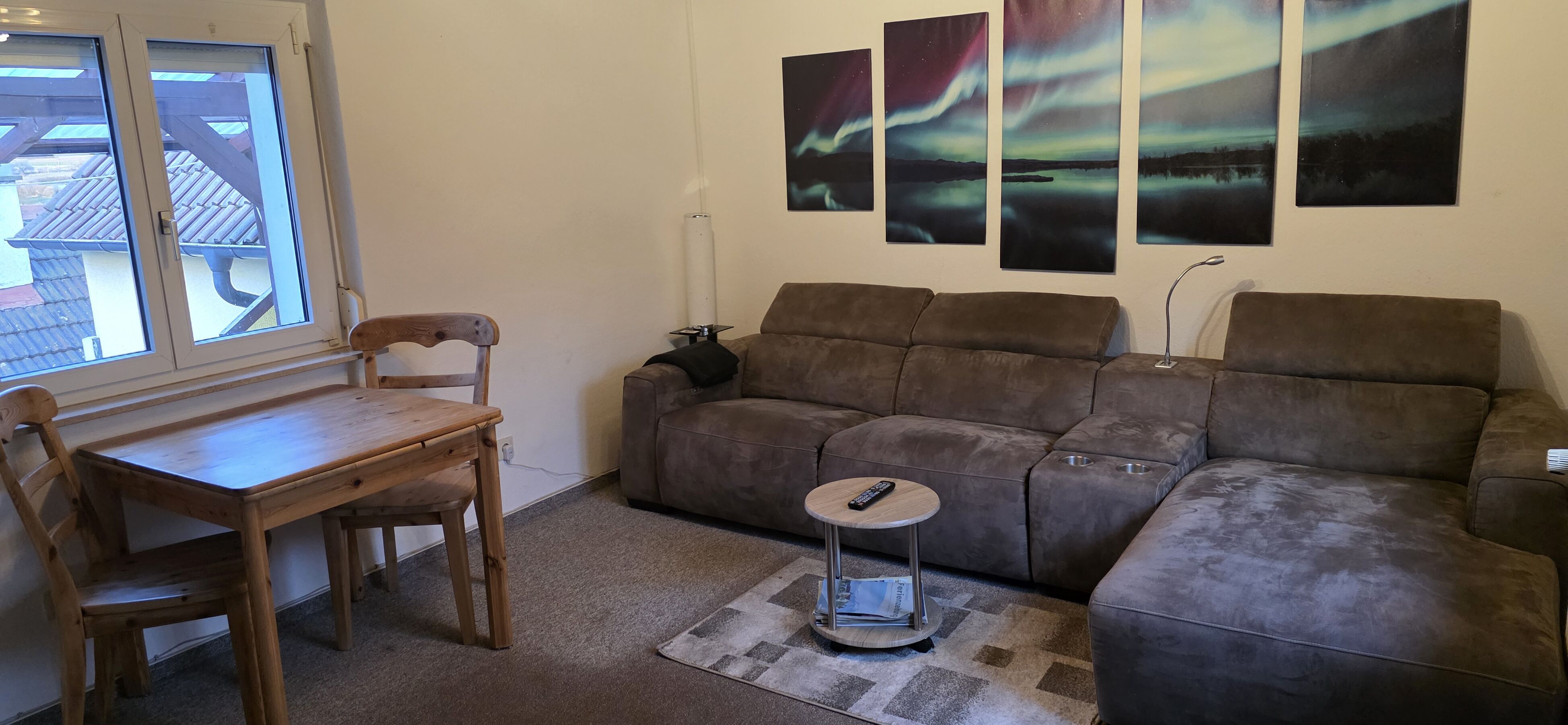 Wohnzimmer, Essecke