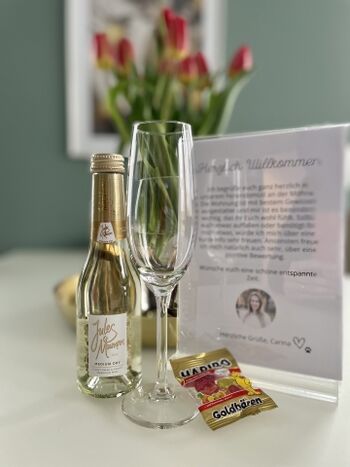 Willkommensgruss für den Mensch