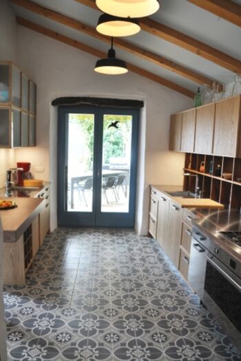 Küche Zugang zur Sommerküche