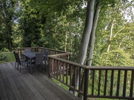 Ferienhaus Waldhaus Anne - Terrasse