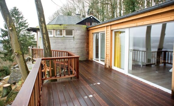 Ferienhaus Waldhaus Anne - Terrasse