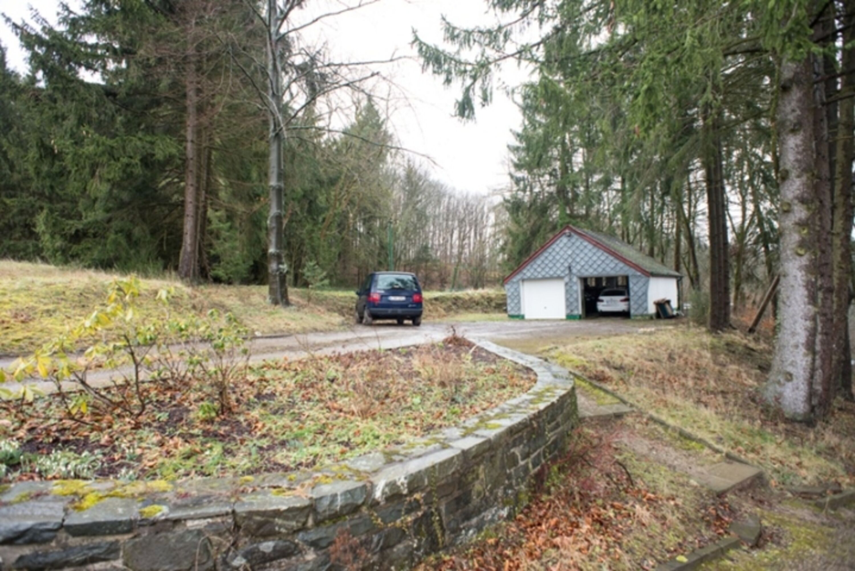 Ferienhaus Waldhaus Anne - Parkplatz