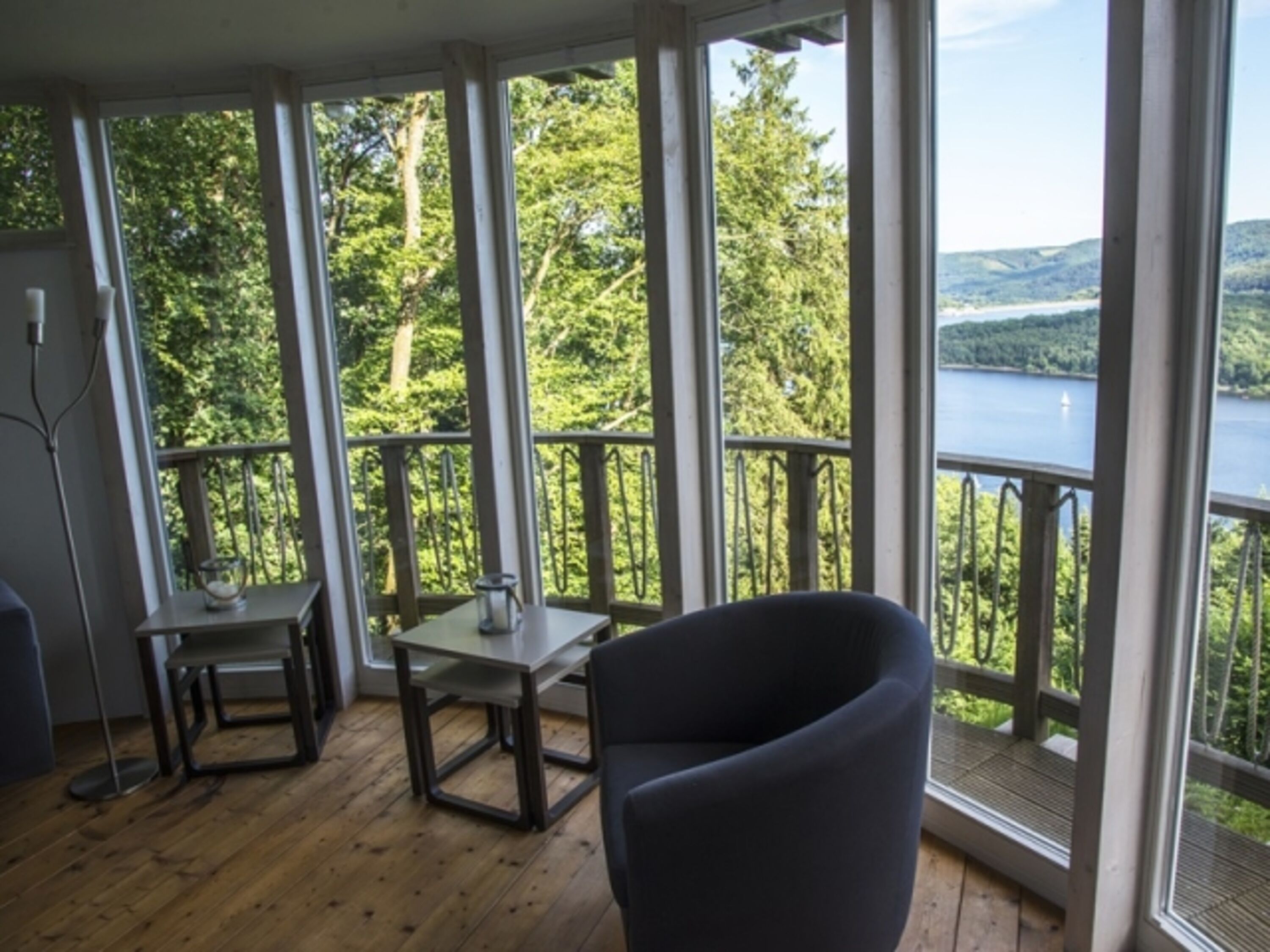 Ferienhaus Waldhaus Anne - Wohnzimmer