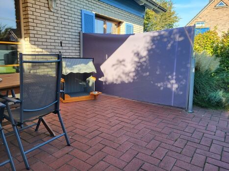 ausziehbarer Windschutz