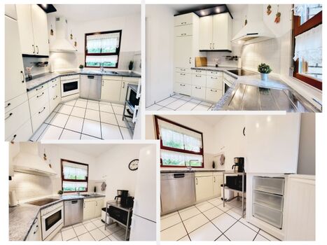 vollausgestattete Einbauküche im Erdgeschoss