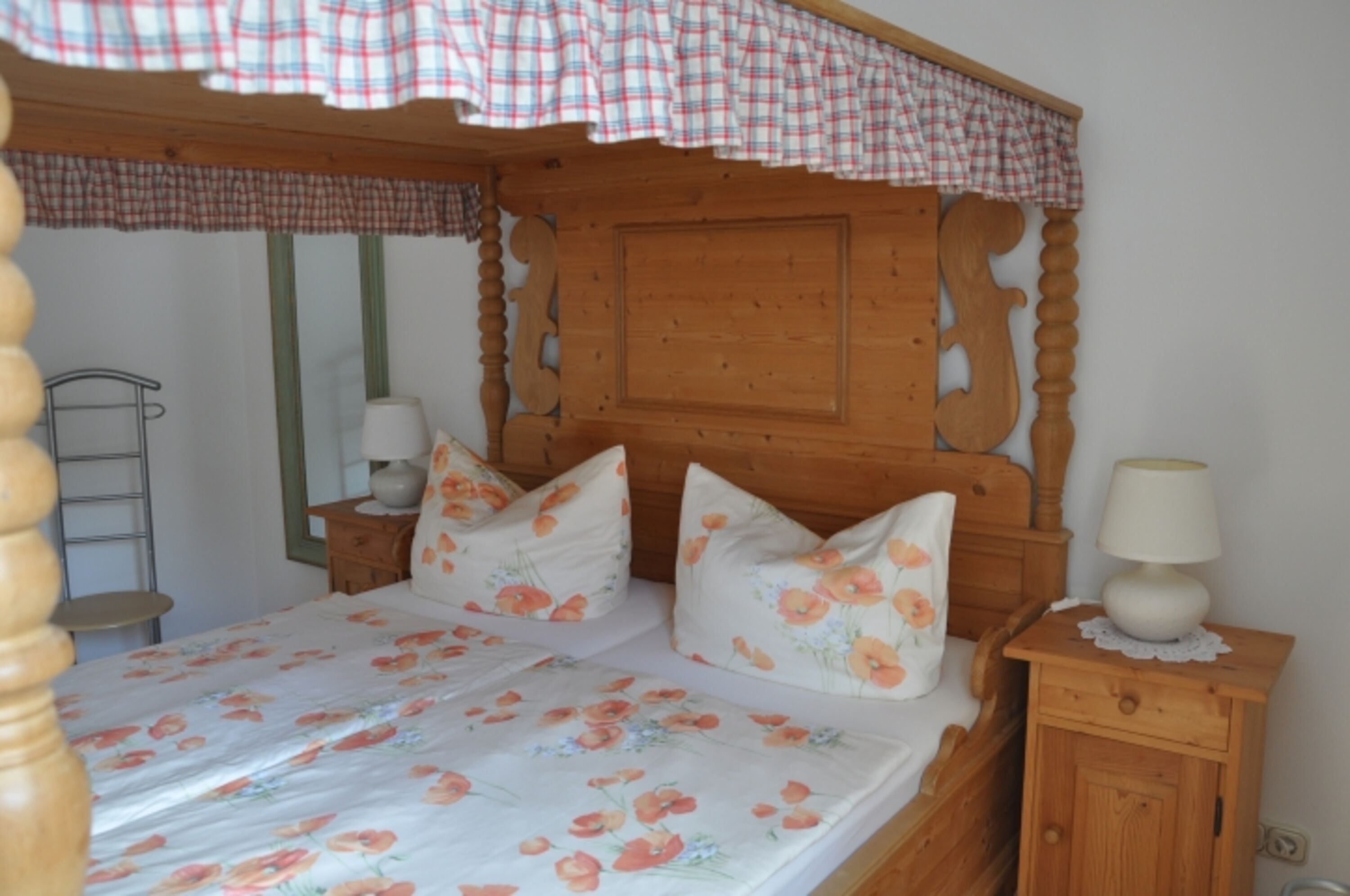 Schlafen im fränkischen Himmelbett