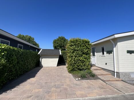 Vorderansicht Ferienhaus „Strandglück“