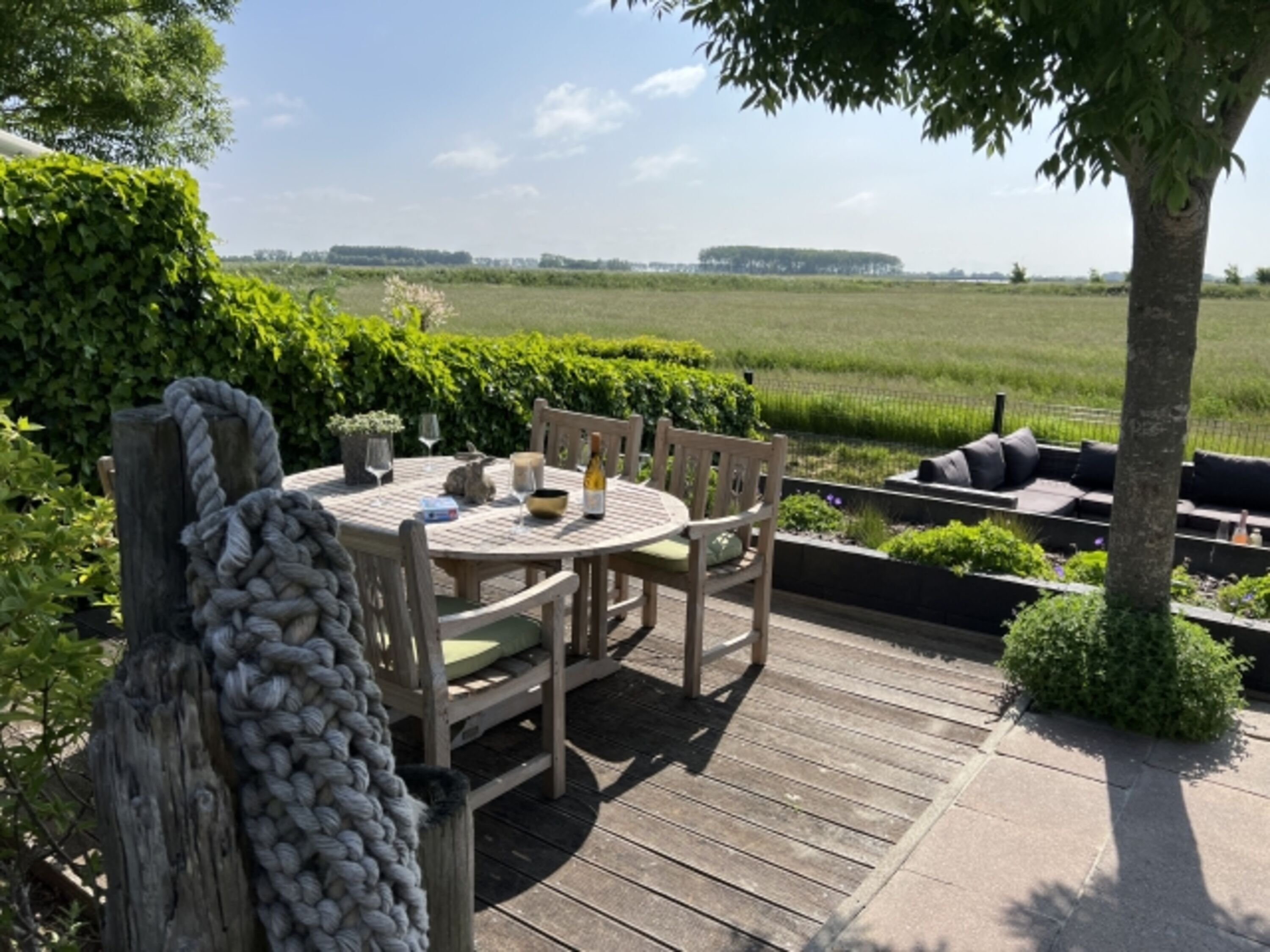 Holz-Garten-Sitzecke für 4 Personen 