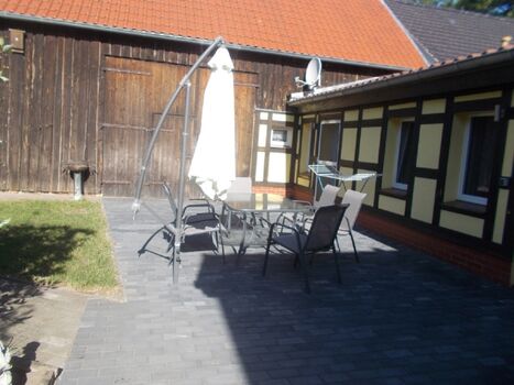 Innenhof mit Sitzecke