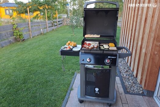 Gasgrill steht in den Sommermonaten zur Verfügung