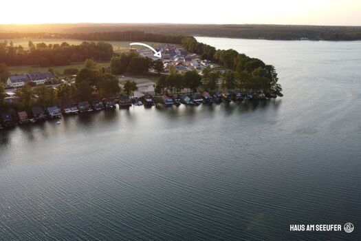 Lage vom Haus am Seeufer
