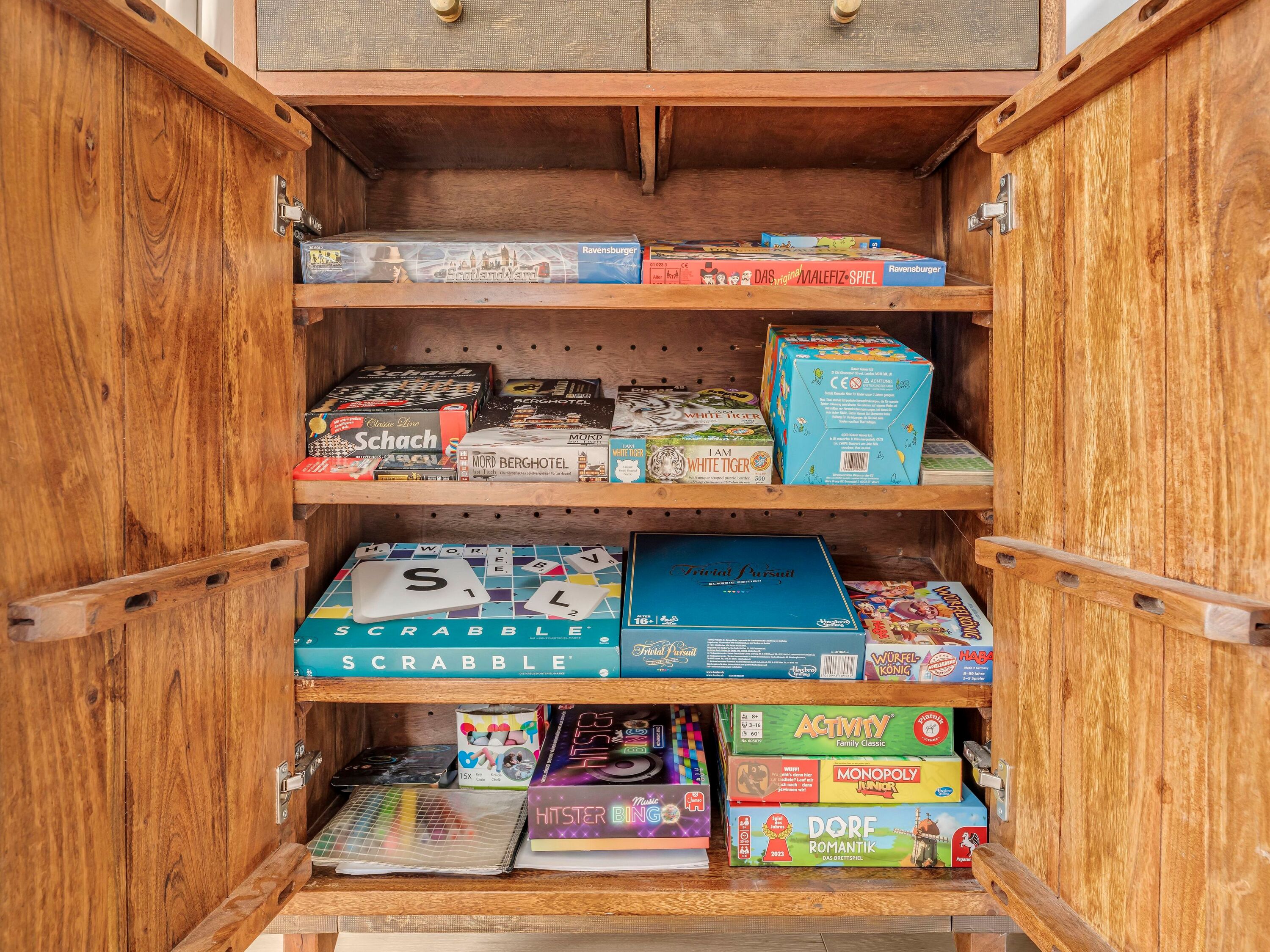Brettspielsammlung für gesellige Abende