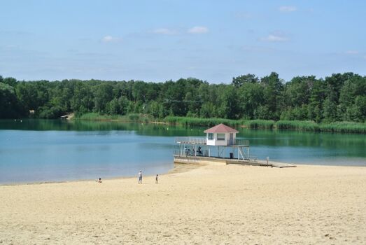 Der Bernsteinsee bei Wolfsburg