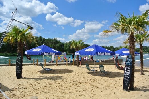 Beachclub an der Wasserskianlage