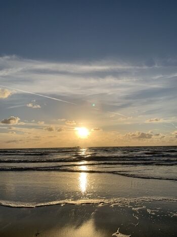 Sonnenuntergang am Meer 