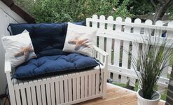 Maritime Ferienwohnung mit kleinem Balkon 