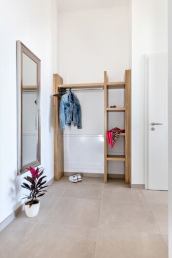 Garderobe im Eingang