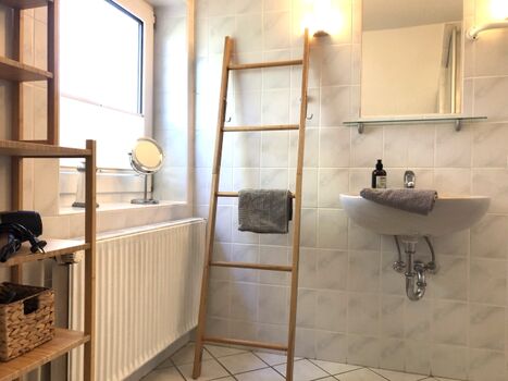 Handtuchleiter im Bad