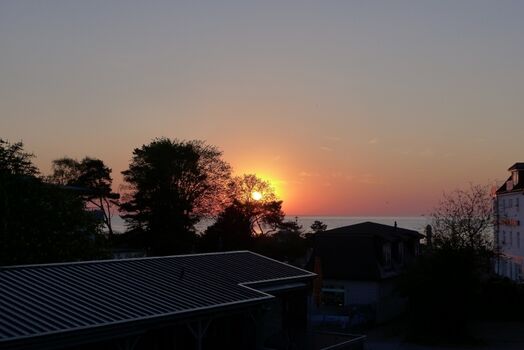 Sonnenaufgang vom Balkon
