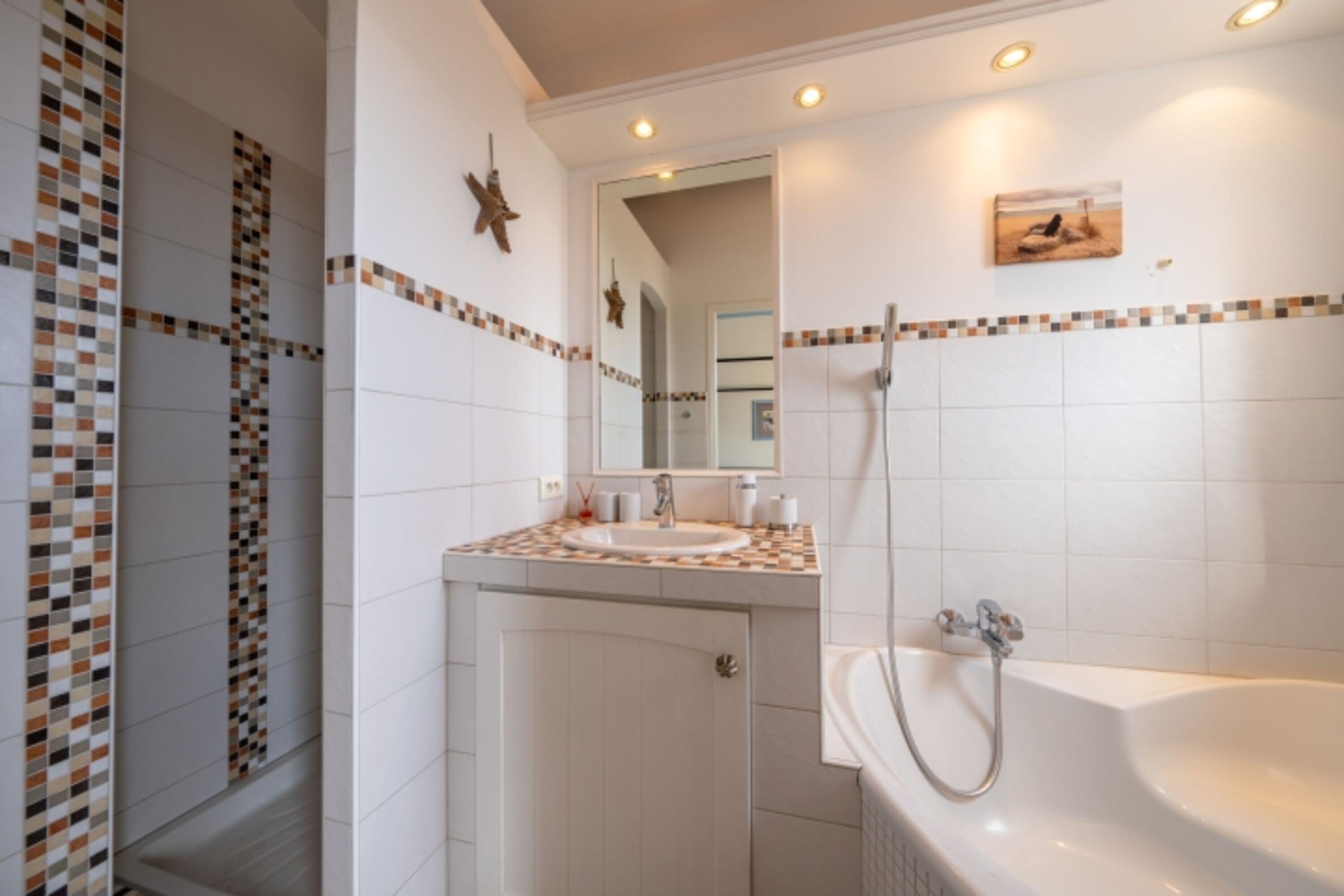 Bad en Suite des Himmelbettzimmers