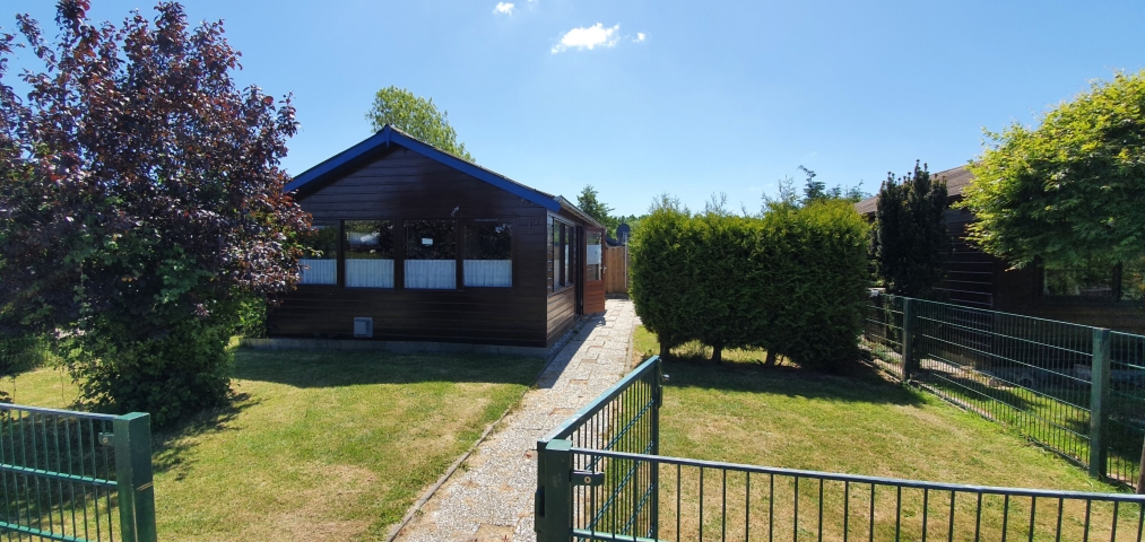 Frontansicht Ferienhaus Majuke