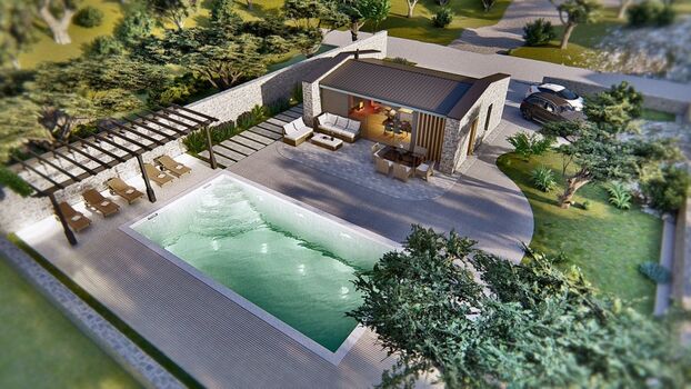 Ein solches Steinhaus können Sie mit Grundstück bei uns kaufen