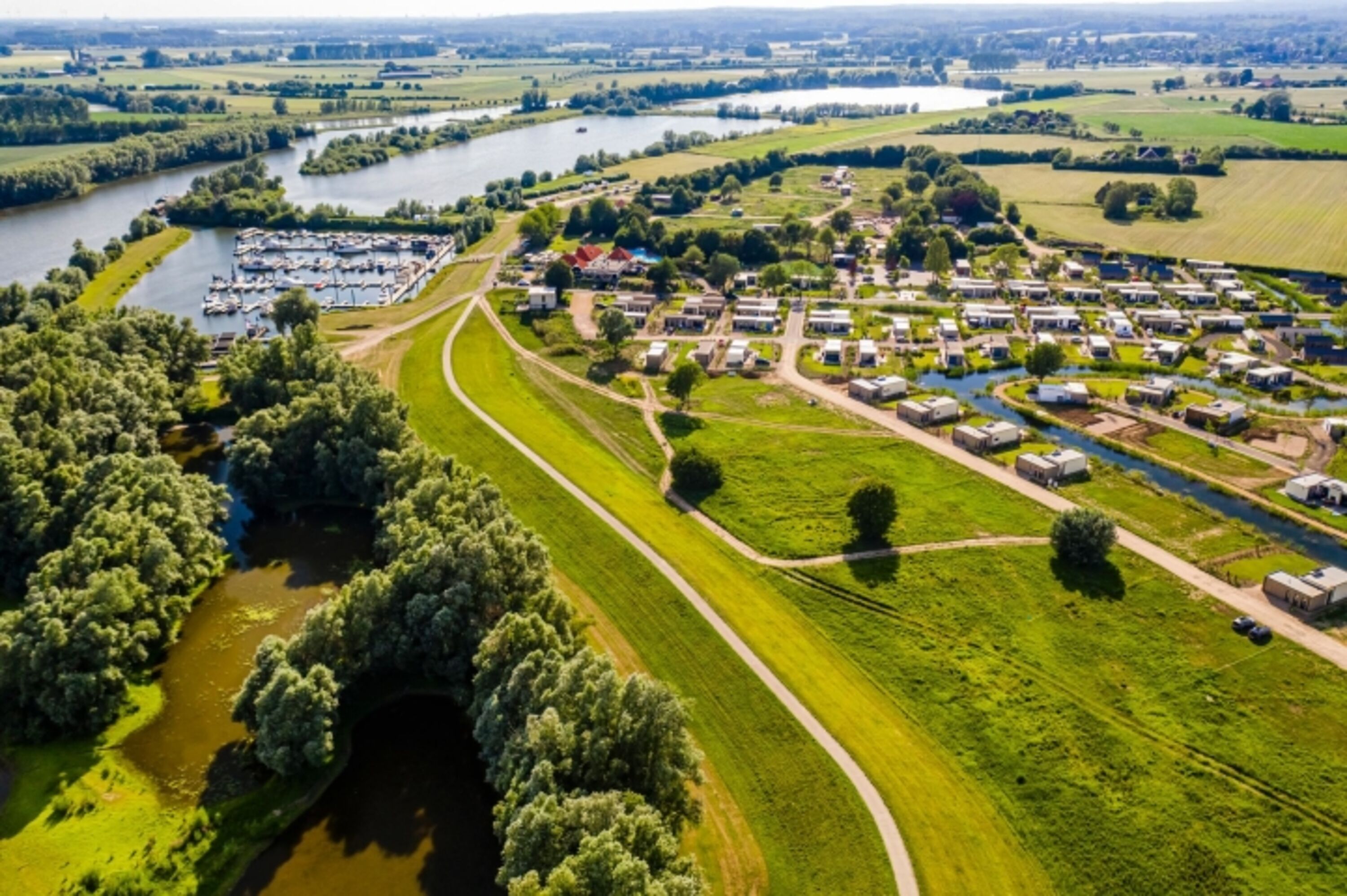 Der Park von oben 