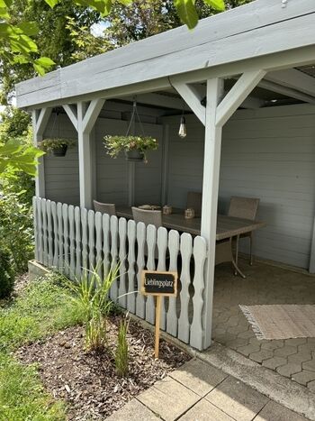 Gartennutzung mit Essbereich