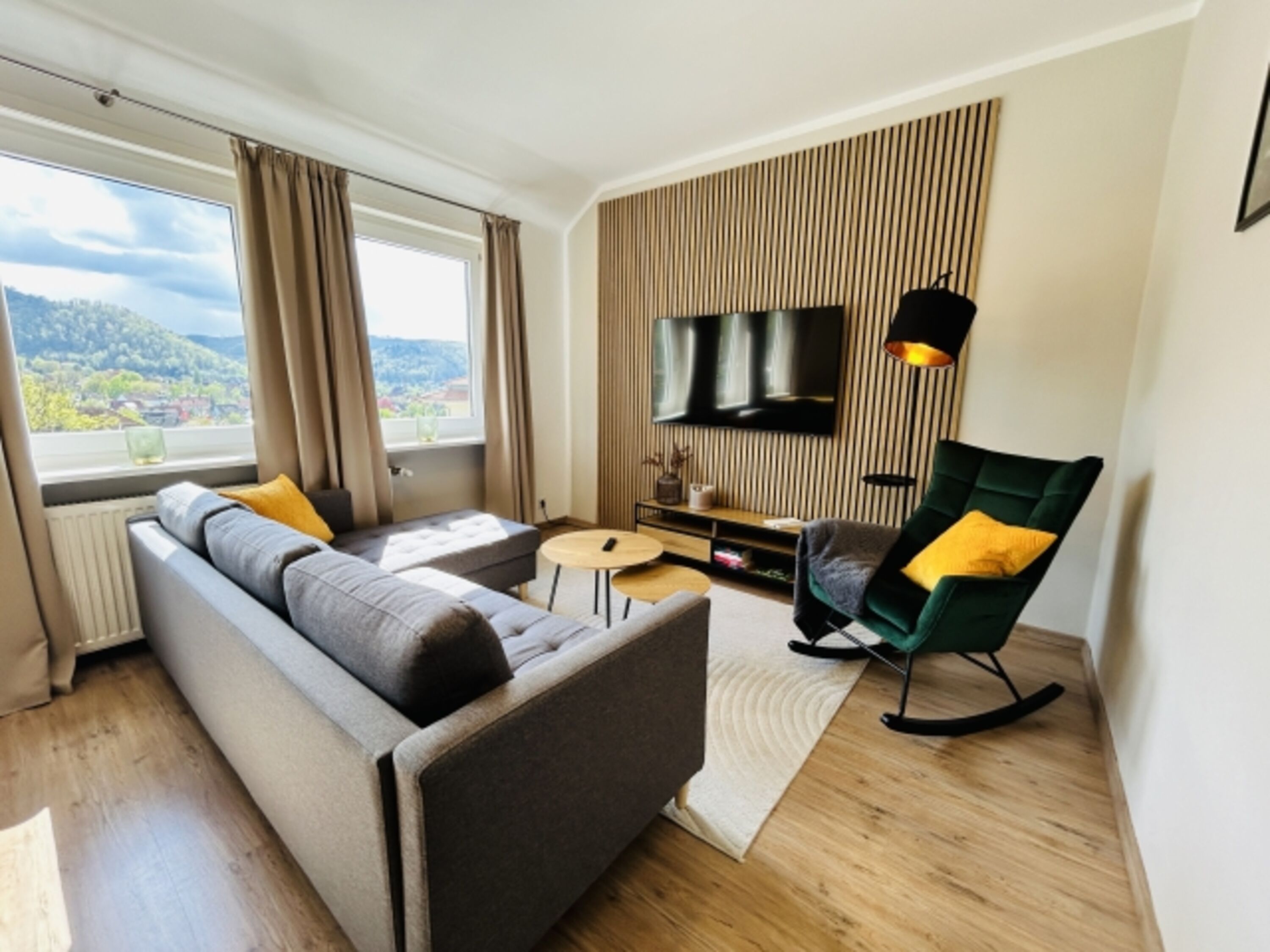 Wohnzimmer mit traumhafter Aussicht