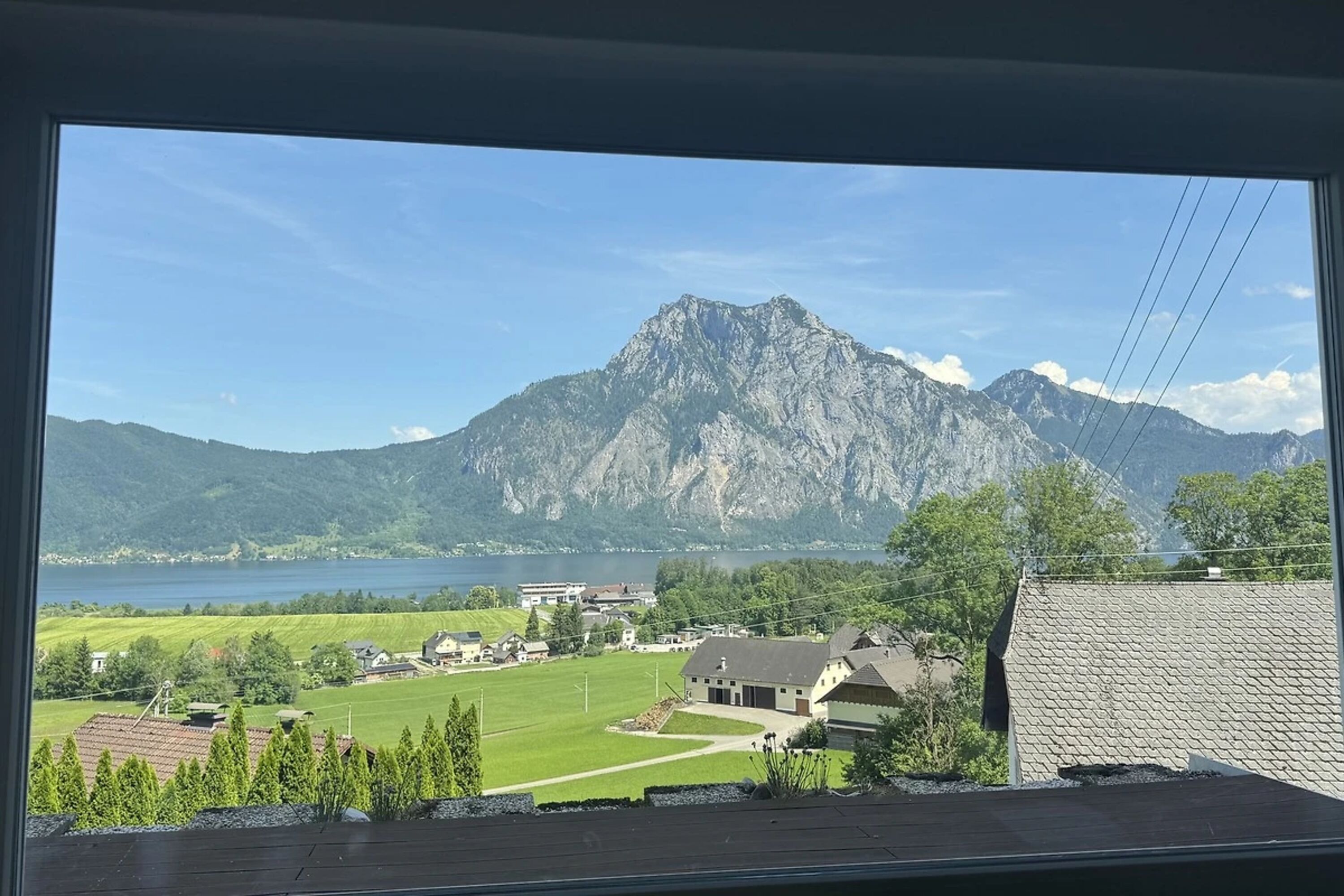 Ferienwohnung Bergliebe - Ausblick Sommer.