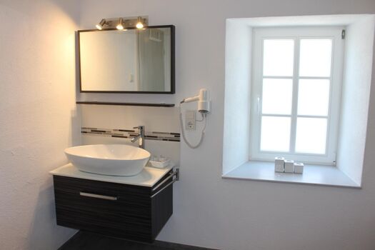 Bad im EG mit Dusche und Whirlwanne/Dampfdusche