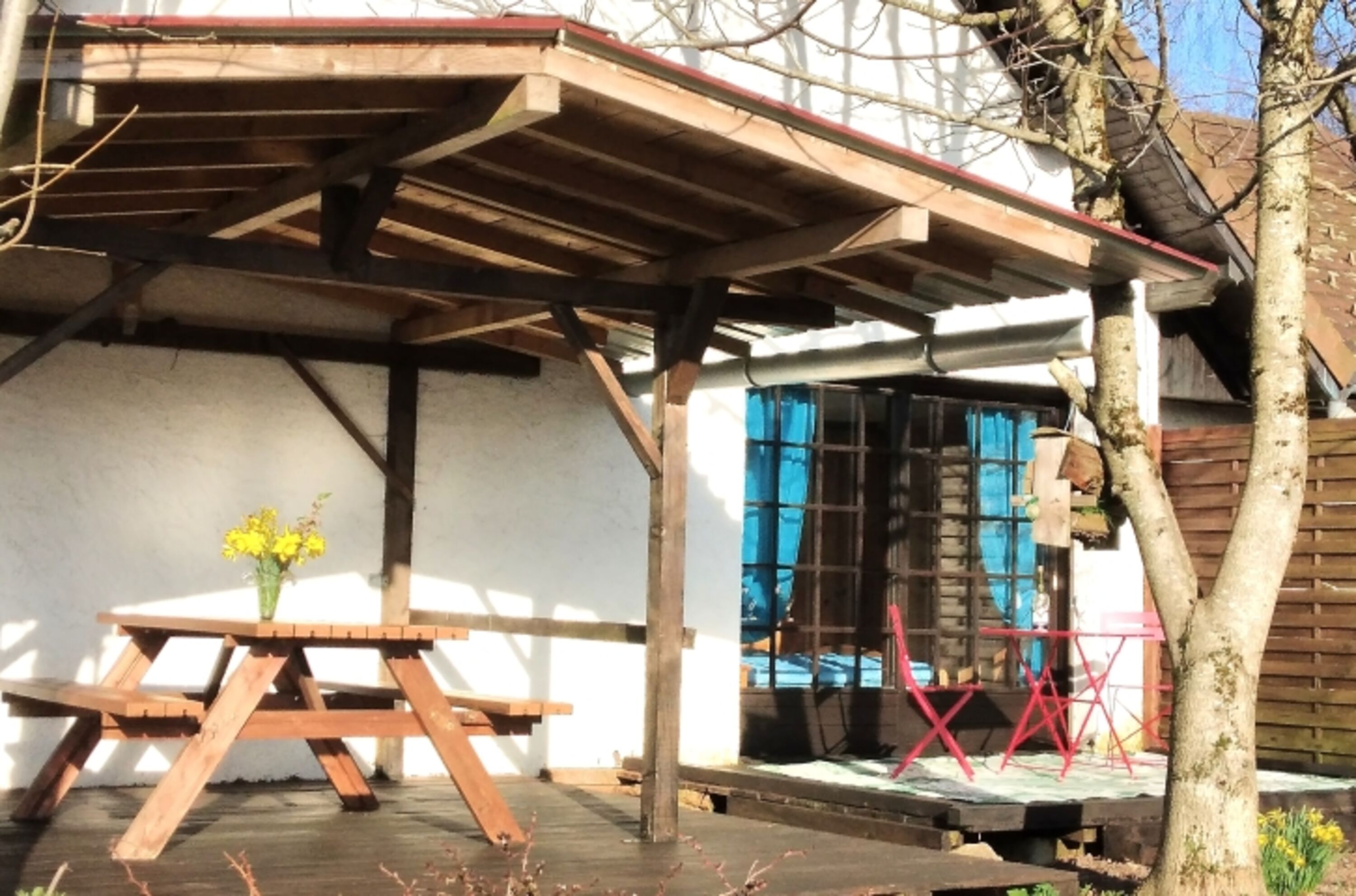 Überdachter Terrasse