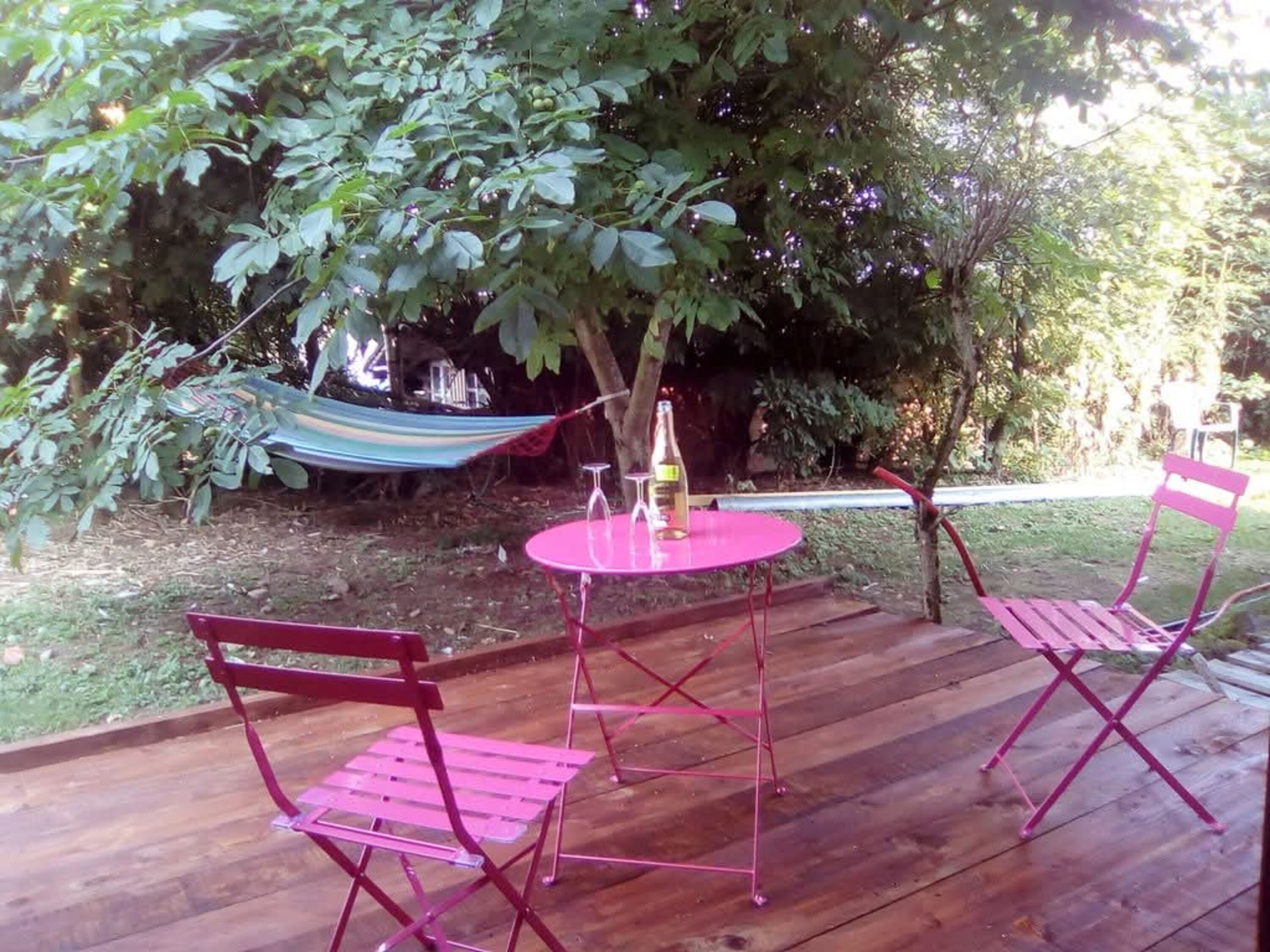 Terrasse vor dem Doppelschlafzimmer