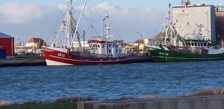 Fischkutter im Büsumer Hafen