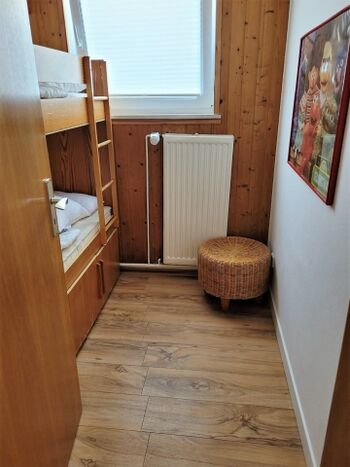 Das Kinderzimmer mit Etagenbett