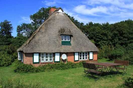 Reetdachate direkt am Strand