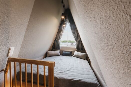 Dachgeschoss Doppelbett