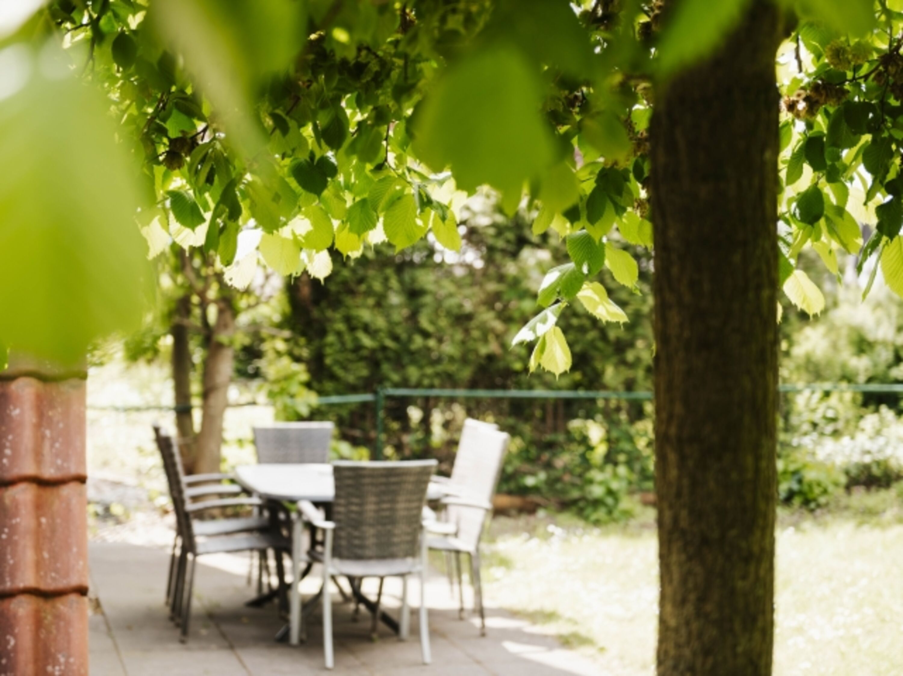 Terrasse im Garten