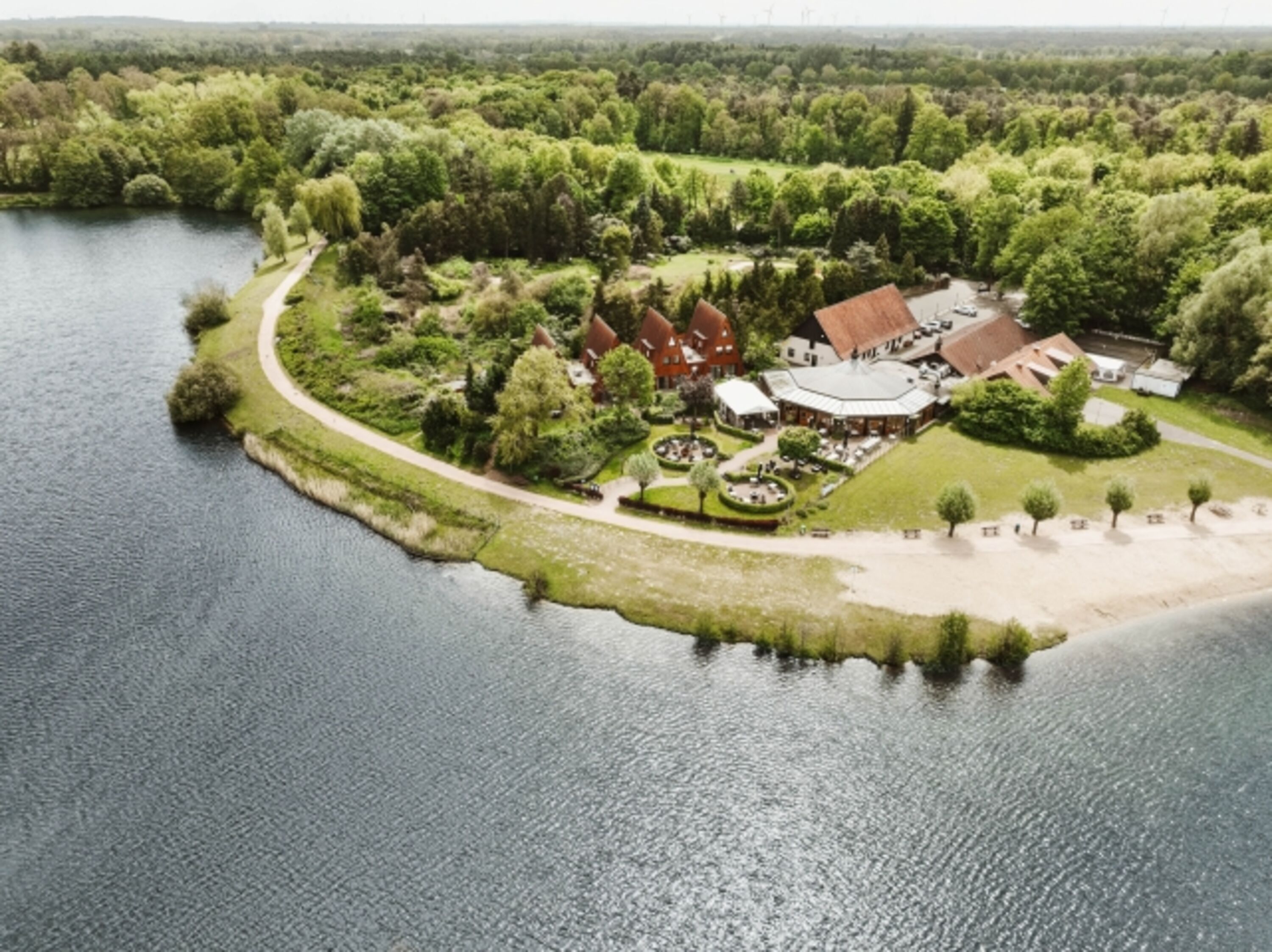 Umgebung direkt am See