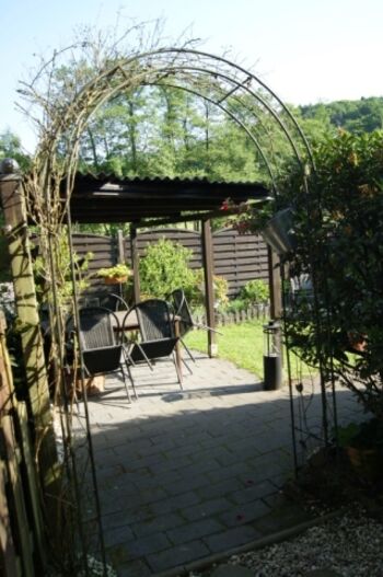 Überdachter Sitzbereich aussen