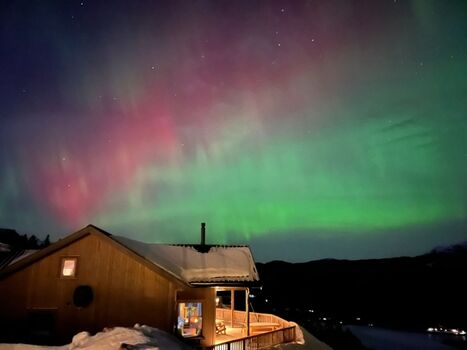 Polarlichter in unserem Ferienhausgebiet