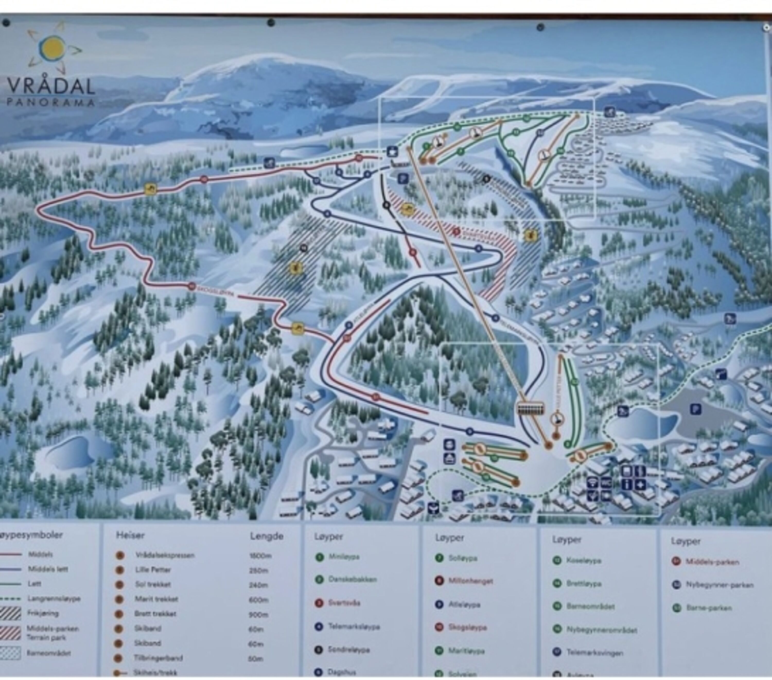 Skigebiet Vradal