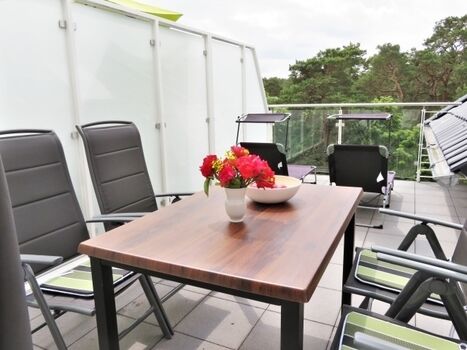 windgeschützte Dachterrasse mit Südausrichtung